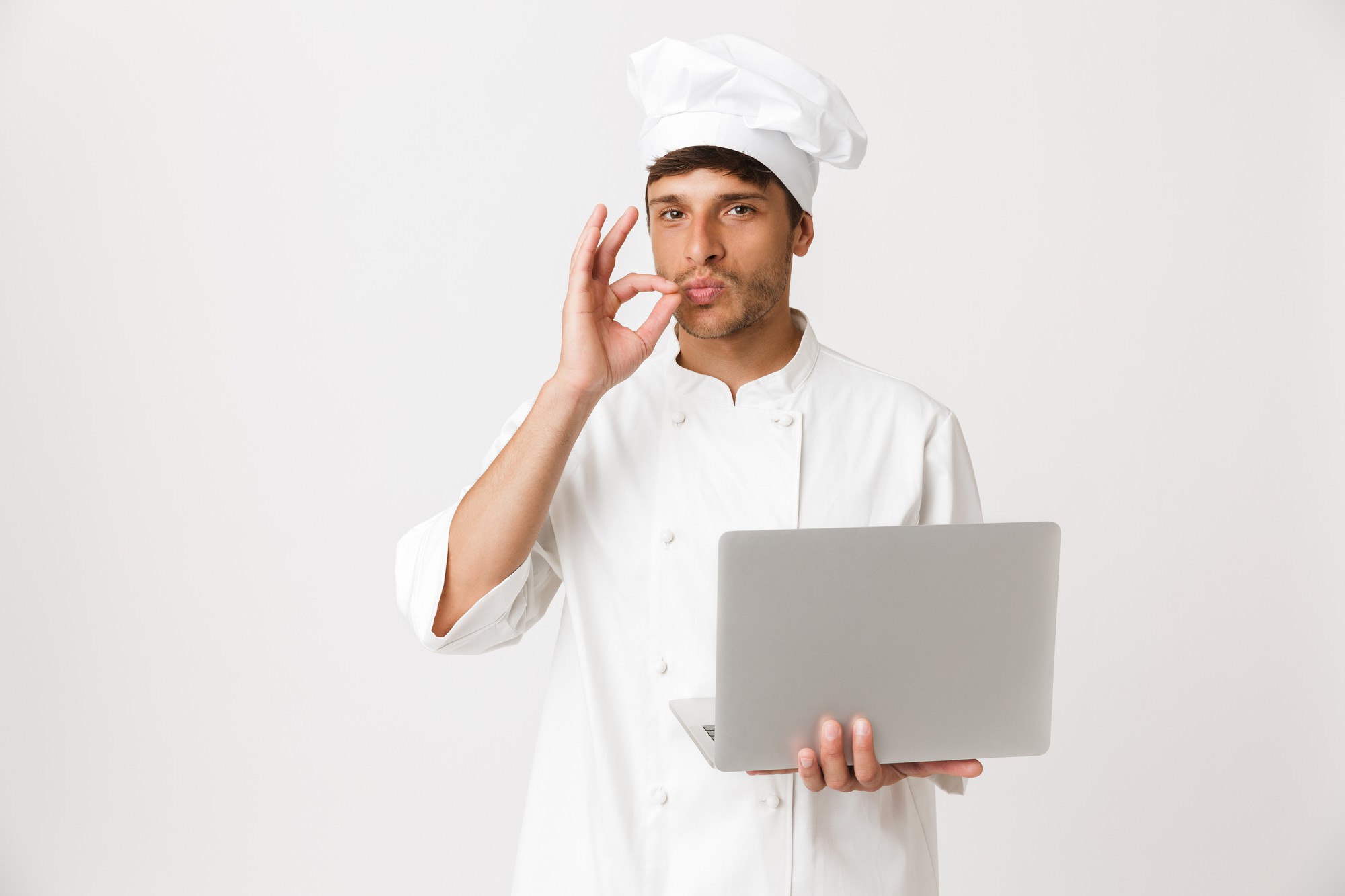 Chef durante una consulenza online